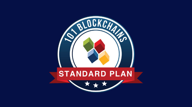 <b><a href="https://101blockchains.com/pricing/" target="_blank" rel="noopener">Standard Plan</a></b> - Access 60+ training courses, masterclasses, skill & career paths and additional resources on Blockchain, Web3, and AI in one go.
