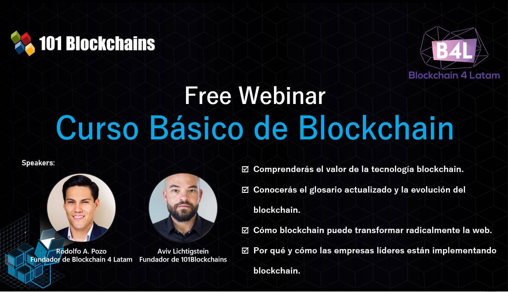 Presentación Webinar gratuita – Curso Básico de Blockchain