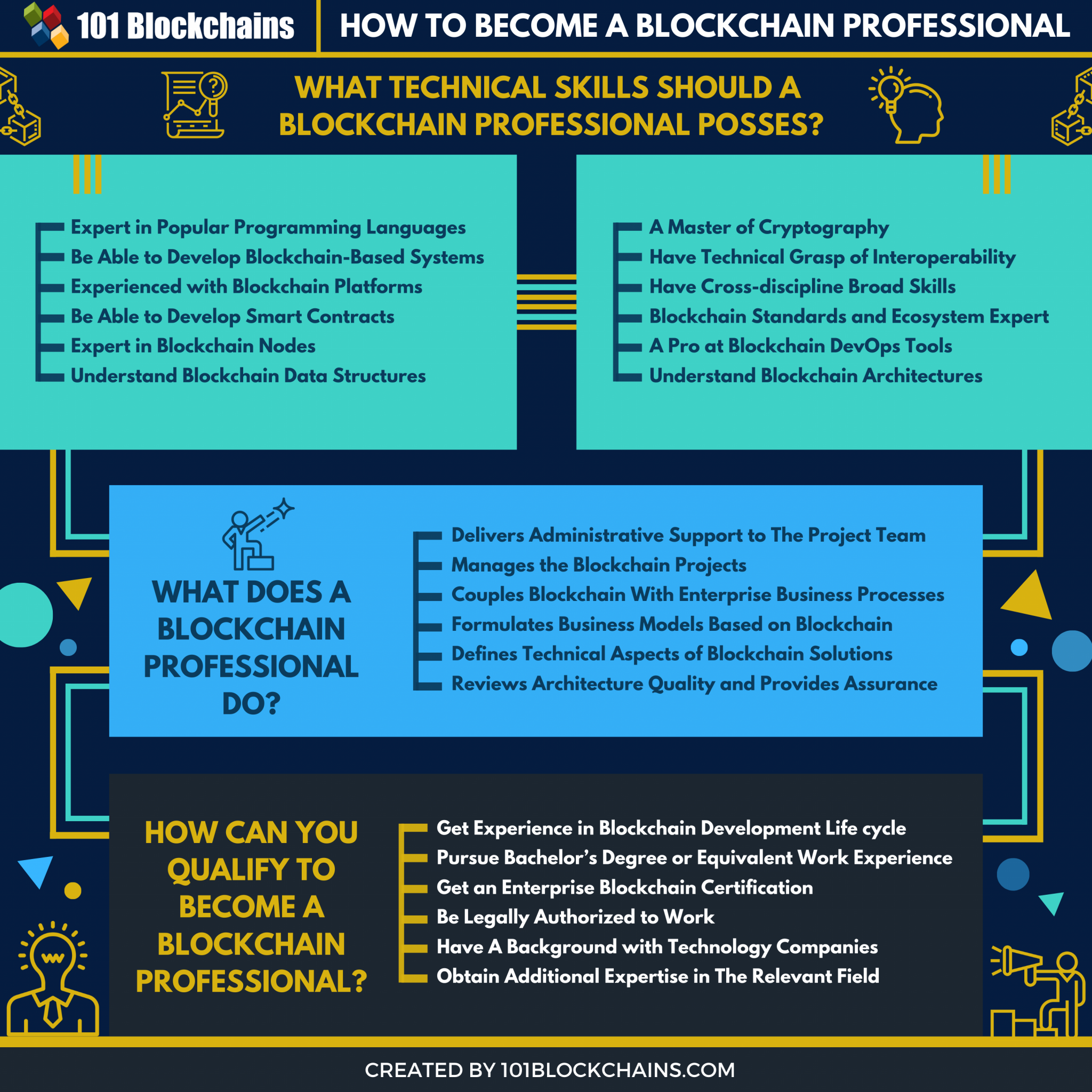 How To Become A Blockchain Professional - 101 Blockchains