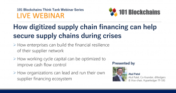 ON-DEMAND WEBINAR: How digitized supply chain financing can help secure supply chains during crises webinar supply chain financing with blockchain technology