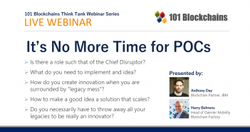ON-DEMAND WEBINAR: It’s No More Time for POCs (and, please stay away from your IT legacy) webinar blockchain poc