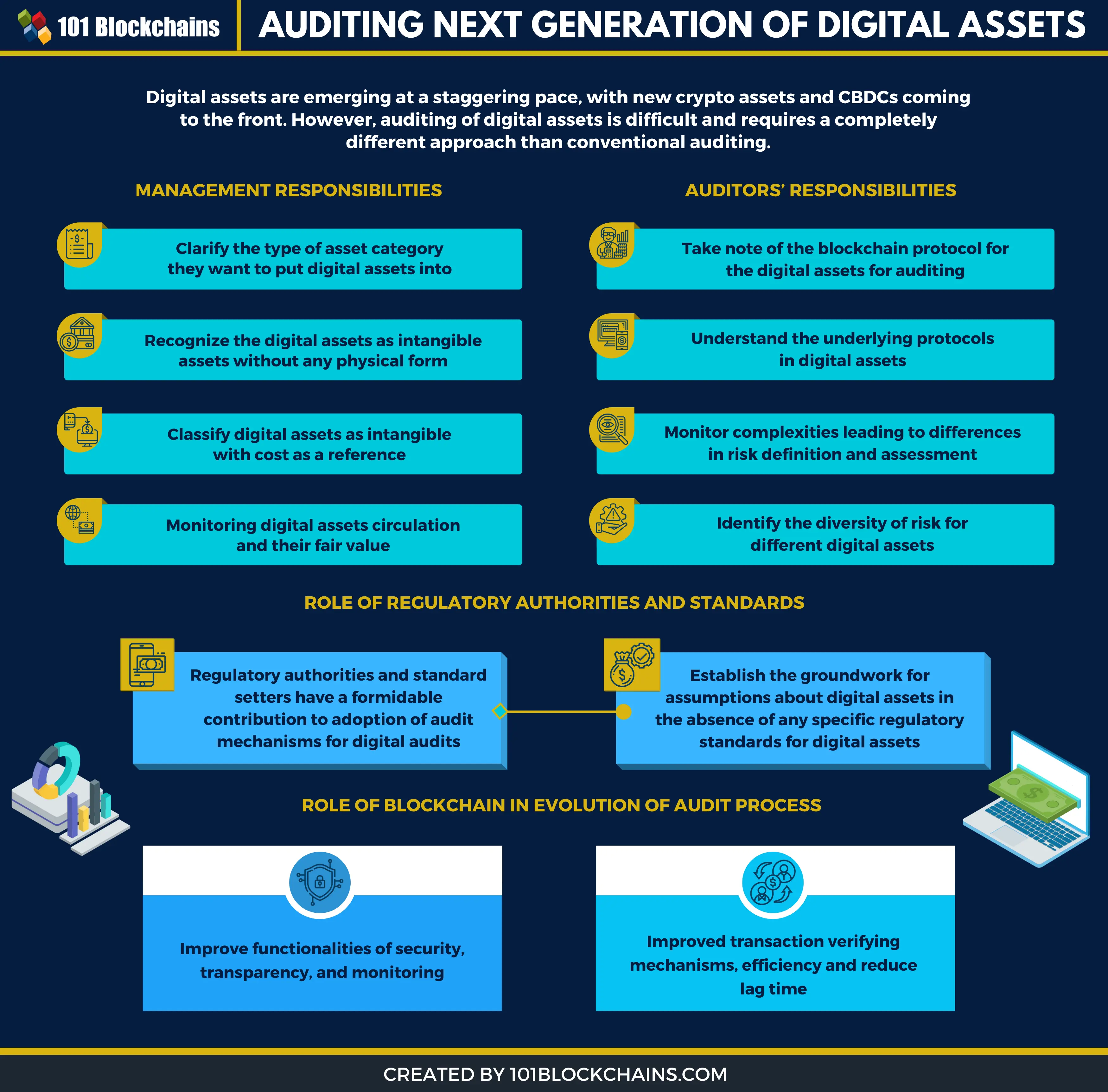auditing digital assets infographic