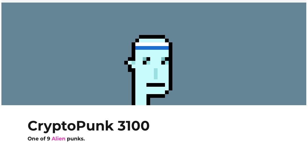 Cryptopunks 3100