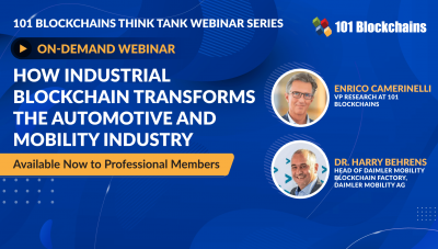 ON-DEMAND Webinar: How Industrial Blockchain Transforms the Automotive and Mobility Industry