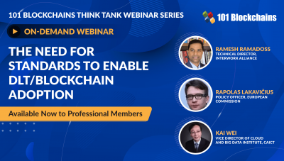 ON-DEMAND WEBINAR: The need for Standards to Enable DLT/Blockchain Adoption