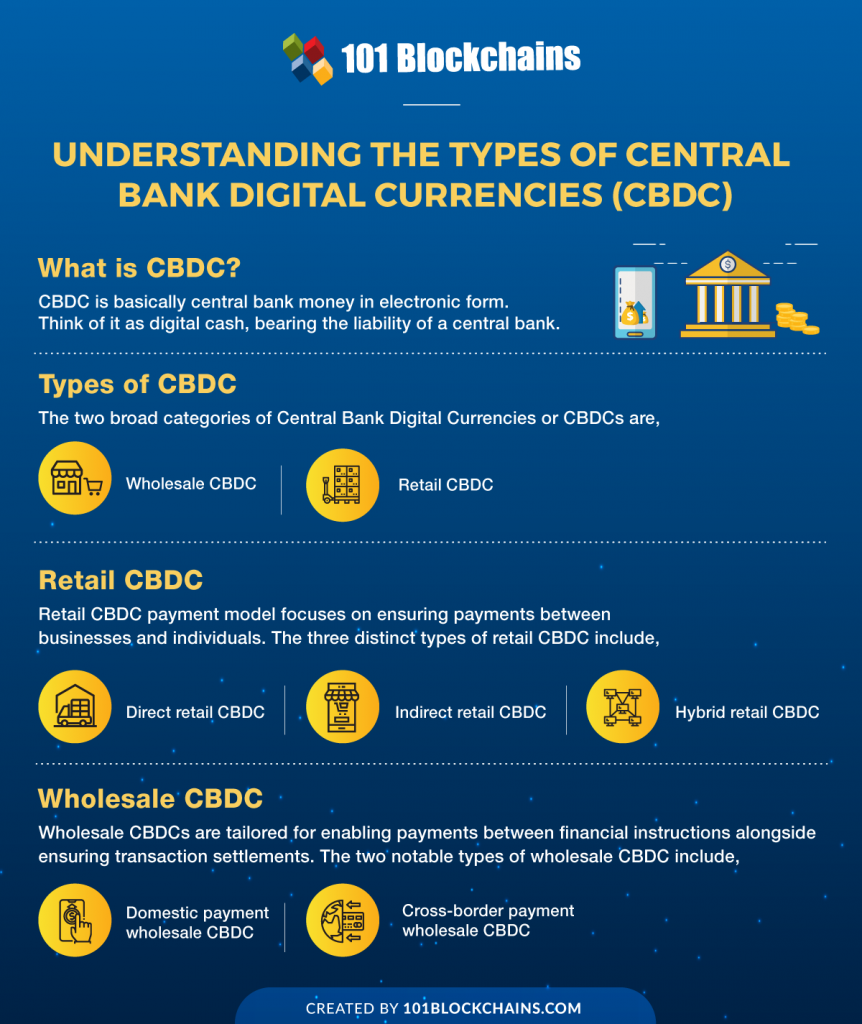 Understanding the Types of Central Bank Digital Currencies (CBDC) 101