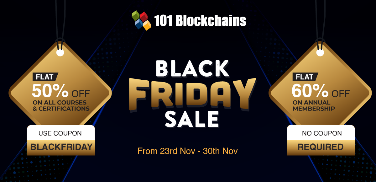101 Blockchains Black Friday sale