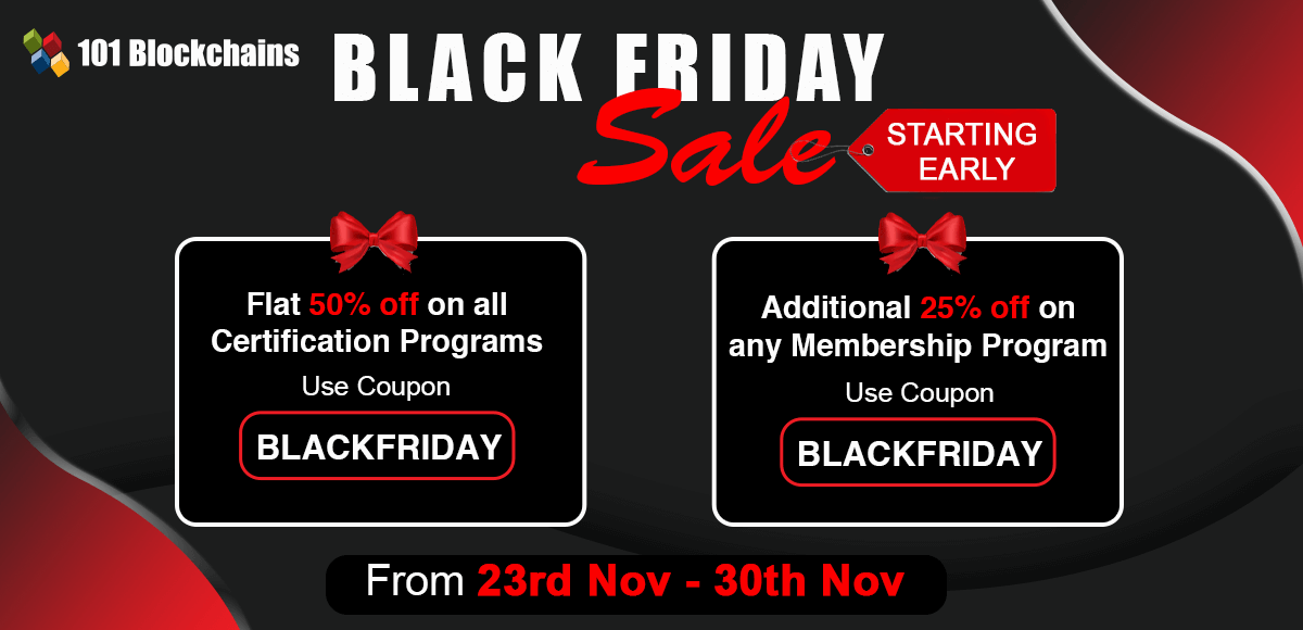 101 Blockchains Black Friday Sale 2022