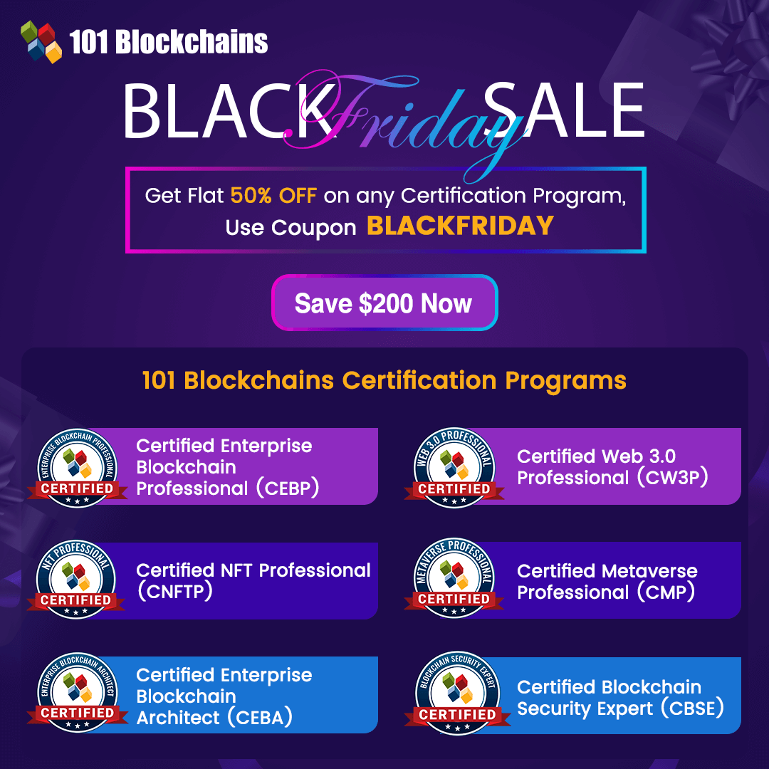 101 Blockchains Black Friday Sale 2022