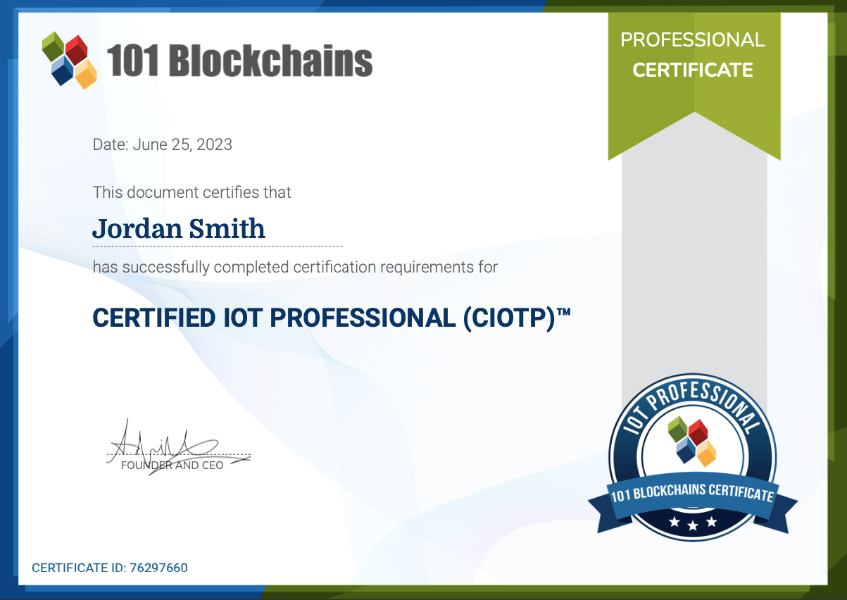 Certified IoT Professional