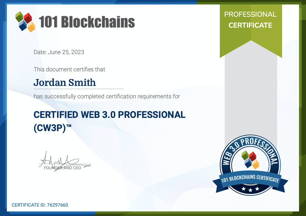 Certified Web3 Professional