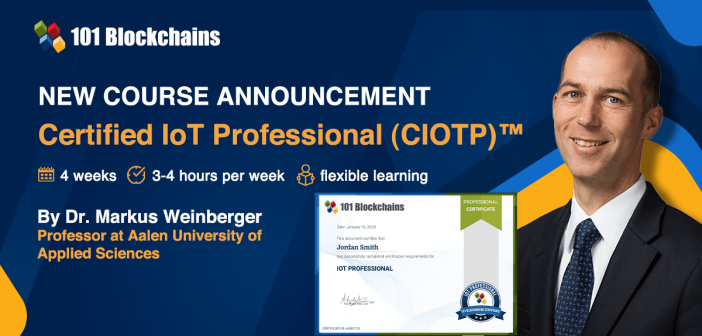 Certified IoT Professional Certification launched