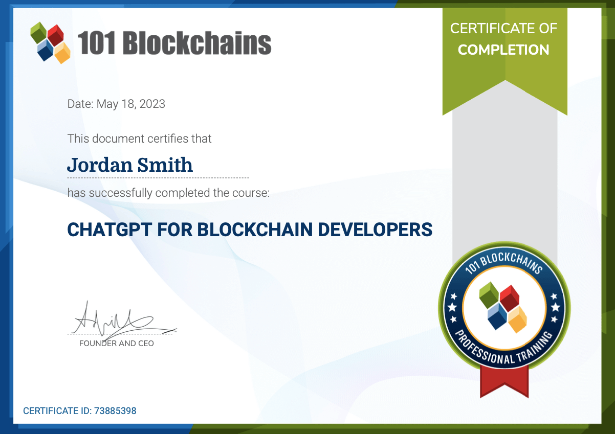 chatgpt blockchain developer course