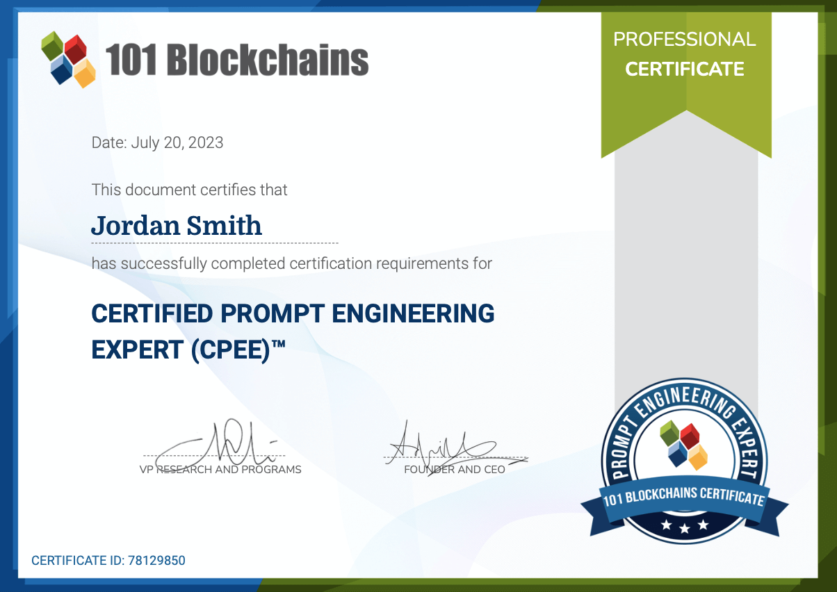 Certified Prompt Engineering Expert