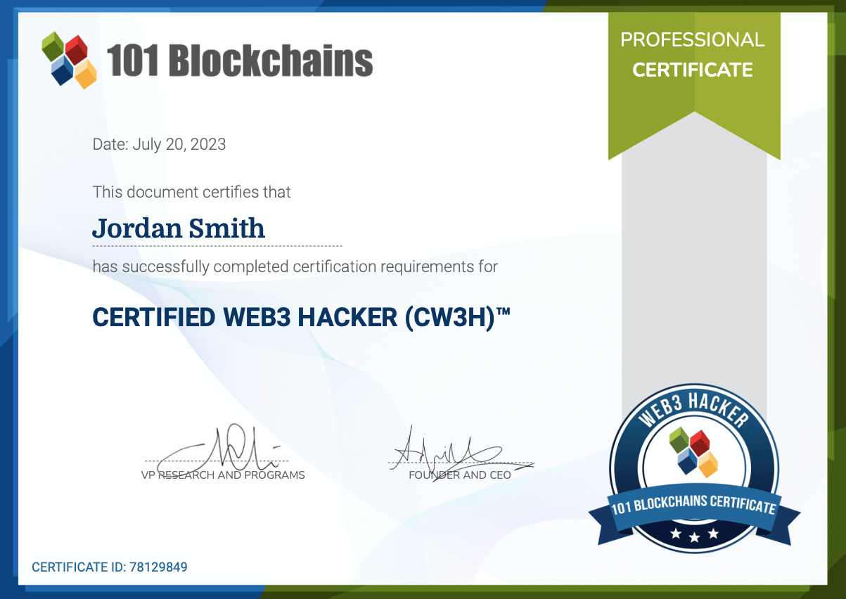 Certified Web3 Hacker