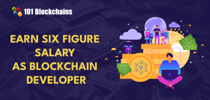 six figure blockchain developer salary