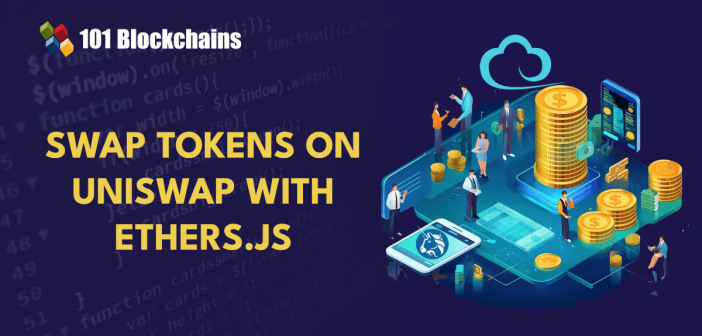 swap tokens on uniswap with ether.js