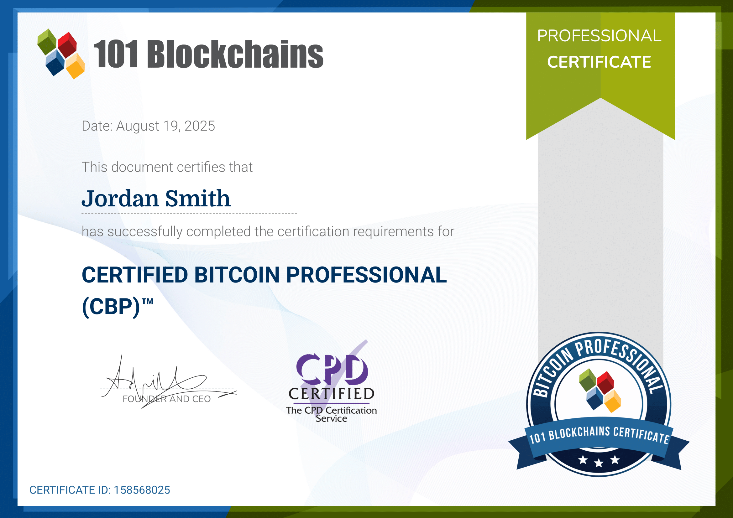 Bitcoin Certification