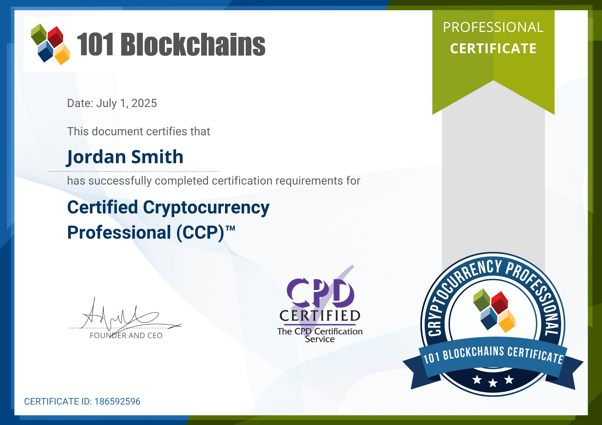 Cryptocurrency Certification
