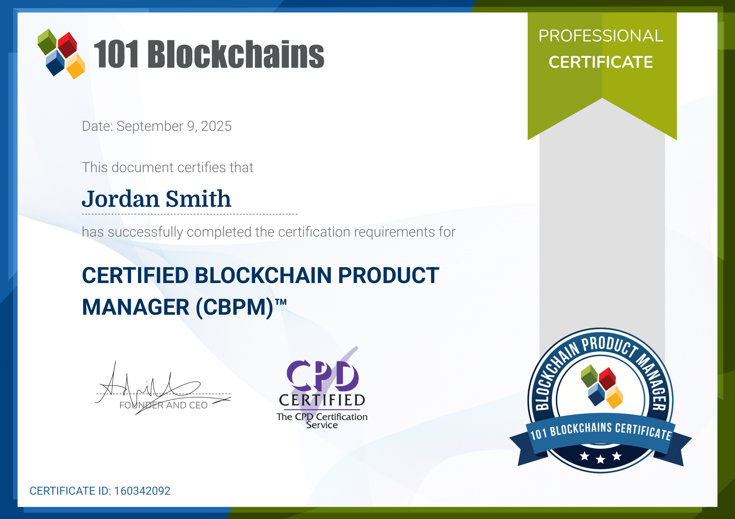 Certified Blockchain Product Manager