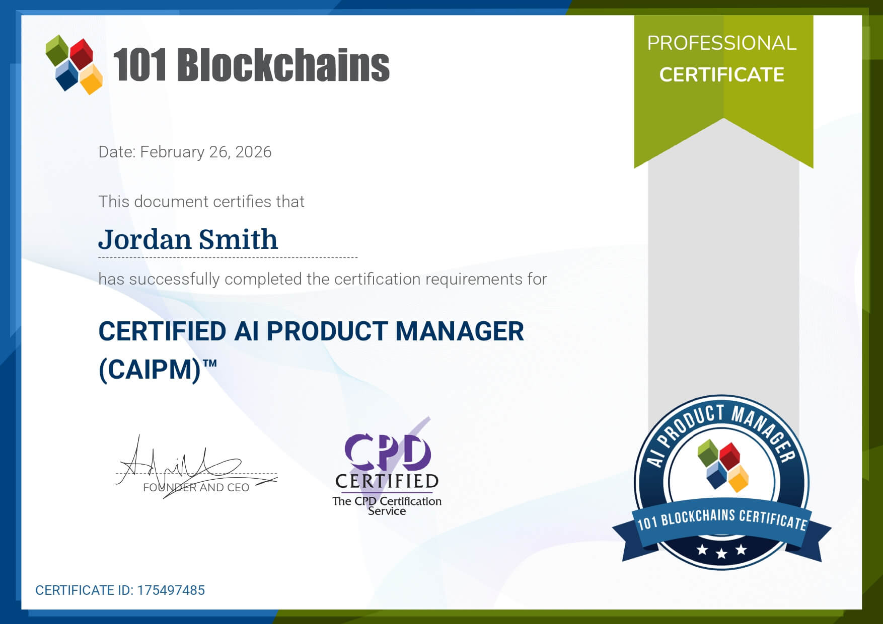 AI Product Manager certification